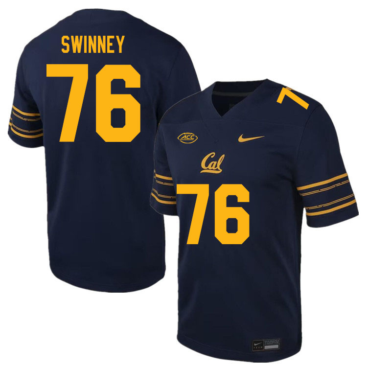 California Golden Bears #76 Bastian Swinney ACC Conference College Football Jerseys Stitched Sale-Navy